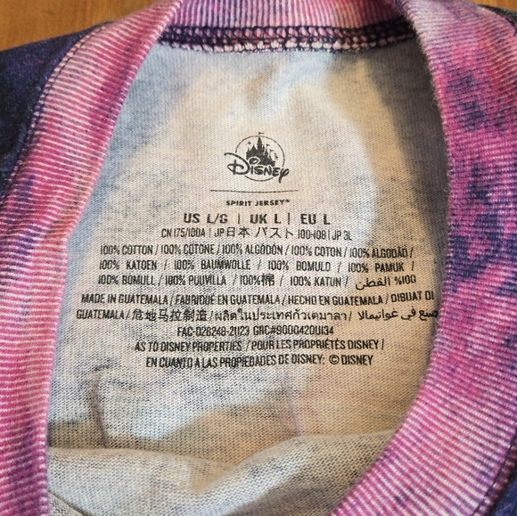 Disney Parks Maleficent Tie Dye Spirit Jersey Size L - Picture 8 of 11